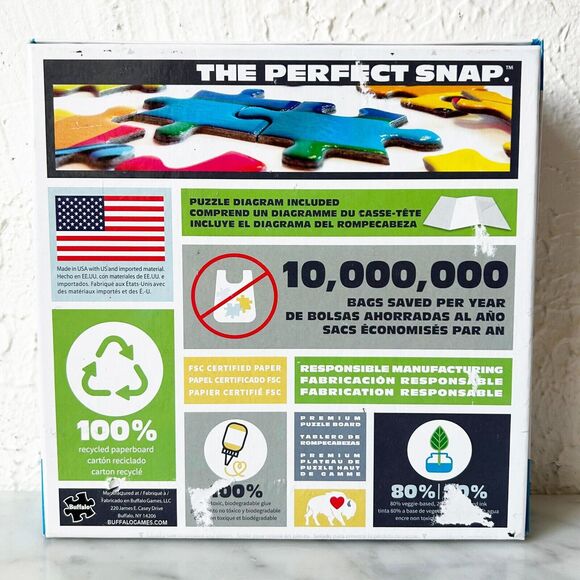 Vintage Charles Wysocki Beaver Hat Tavern 1000 Piece Puzzle Buffalo NEW - Picture 9 of 9